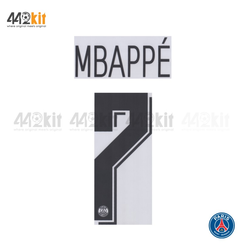Official MBAPPE #7 PSG Away UCL 2019-20 PRINT