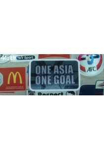OFFICIAL ONE ASIA ONE GOAL 2016 LICENSED PATCHES