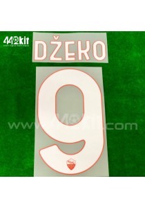 Official DZEKO #9 AS ROMA Home 2020-21 PRINT 