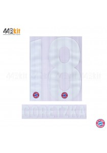 Official GORETZKA #18 FC Bayern Munich Home 2019-20 PU PRINT 