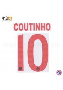 Official COUTINHO #10 FC Bayern Munich 3rd 2019-20 PU PRINT 