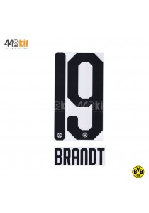 Official BRANDT #19 Borussia Dortmund Home 2019-20 PU PRINT 