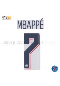 Official MBAPPE #7 PSG 3rd UCL 2019-20 PRINT 