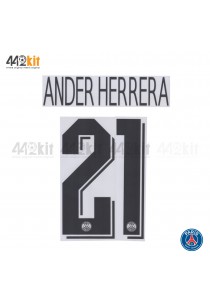 Official ANDER HERRERA #21 PSG Away UCL 2019-20 PRINT 