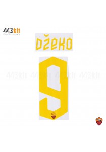 Official DZEKO #9 AS ROMA 3rd 2019-2020 PRINT 