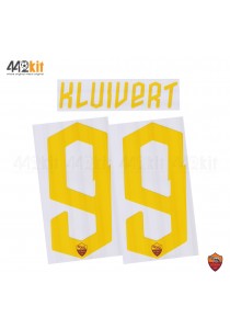 Official KLUIVERT #99 AS ROMA 3rd 2019-2020 PRINT 