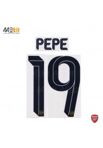 Official PEPE #19 Arsenal FC Away CUP 2019-20 PRINT 