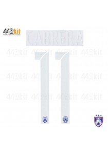 OFFICIAL CABRERA #11 JOHOR DARUL TAKZIM FC HOME MSL 2020 PRINT