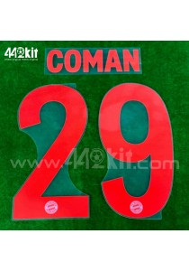 Official COMAN #29 FC Bayern Munich Away 2020-21 PU PRINT 
