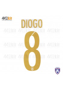 OFFICIAL DIOGO #8 JOHOR DARUL TAKZIM FC AWAY MSL 2020 PRINT