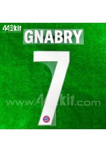 Official GNABRY #7 FC Bayern Munich Home 2020-21 PU PRINT 