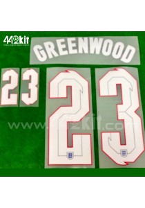 Official GREENWOOD #23 England Away 2020-21 PRINT 