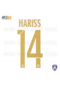 OFFICIAL HARISS #14 JOHOR DARUL TAKZIM FC Away MSL 2020 PRINT 