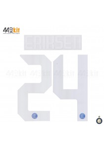 Official ERIKSEN #24 Inter Milan Home 2019-2020 PRINT
