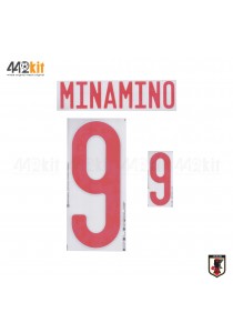 Official MINAMINO #9 JAPAN JFA Home 2020-21 PRINT 