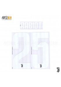 Official RABIOT #25 Juventus FC Home 2019-2020 PRINT 