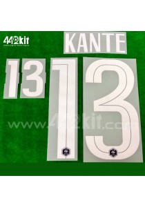 Official KANTE #13 France FFF Home 2020-21 PRINT 
