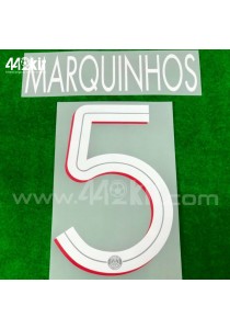 Official MARQUINHOS #5 PSG Home UCL 2020-21 PRINT