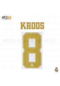 Official KROOS #8 Real Madrid CF Home Away 2019-20 PRINT 