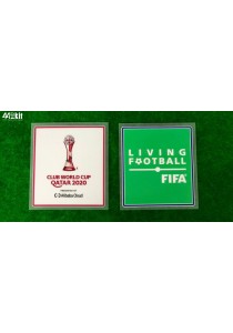OFFICIAL FIFA CLUB WORLD CUP QATAR 2020 + LIVING FOOTBALL PATCHES