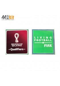 Official PLAYER ISSUE FIFA QATAR World Cup 2022 Qualifiers + LIVING FOOTBALL PATCHES