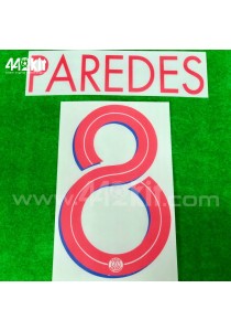 Official PAREDES #8 PSG Away UCL 2020-21 PRINT