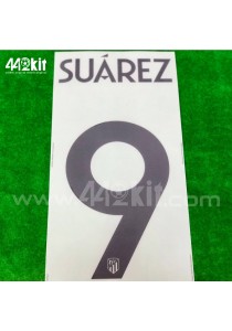 OFFICIAL SUAREZ #9 Atletico de Madrid 3rd UCL 2020-21 PRINT 