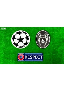 OFFICIAL PLAYER ISSUE LIVERPOOL FC UEFA UCL 2020-21 SENSCILIA PATCHES SET