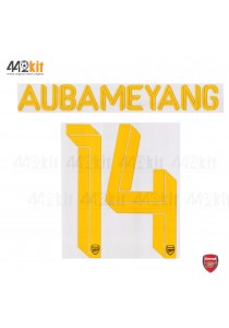 Official AUBAMEYANG #14 Arsenal FC 3rd CUP 2019-20 PRINT 