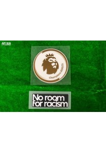 OFFICIAL EPL CHAMPIONS 2020-21 PLAYER SIZE + NO ROOM FOR RACISM MAN CITY PATCH