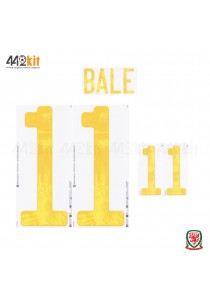 Official BALE #11 WALES Home EURO 2020 2010-21 PRINT 