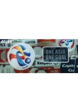 OFFICIAL ASIAN CHAMPIONS LEAGUE 2016 + ONE ASIA ONE GOAL LICENSED PATCHES