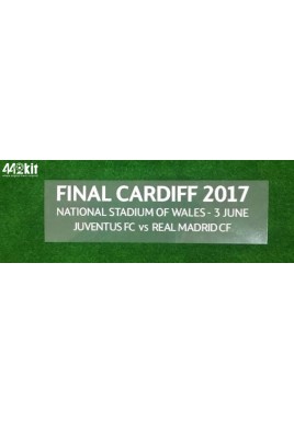 OFFICIAL UEFA CHAMPIONS LEAGUE FINAL CARDIFF 2017 REAL MADRID MATCH DETAILS