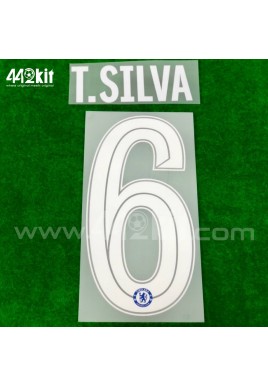  OFFICIAL T.SILVA #6 Chelsea Home CUP UCL 2020-21 PRINT