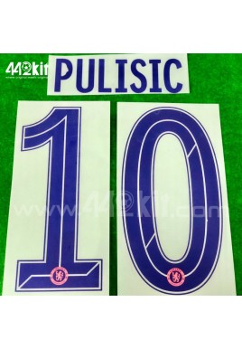 OFFICIAL PULISIC #10 Chelsea 3rd CUP UCL 2020-21 PRINT 