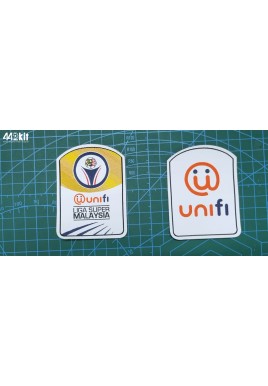 OFFICIAL UNIFI LIGA SUPER MALAYSIA CHAMPION JDT 2018 + UNIFI WOVEN PATCH