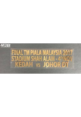 OFFICIAL JOHOR DARUL TAKZIM JDT PIALA MALAYSIA CUP 2017 FINAL MATCH DETAILS