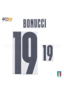 Official BONUCCI #19 Italy FIGC AWAY EURO 2020 2020-21 PRINT 