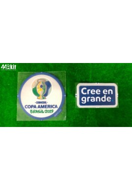 OFFICIAL PLAYER ISSUE COPA AMERICA 2019 + CREE EN GRANDE PATCHES