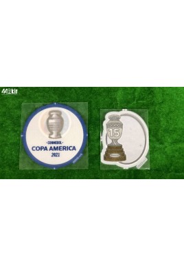 OFFICIAL PLAYER ISSUE URUGUAY COPA AMERICA 2021 SLEEVES PATCHES