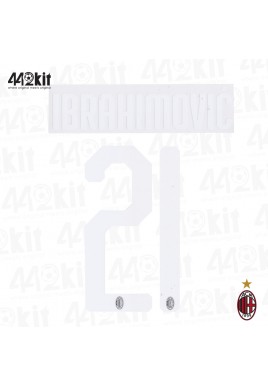Official IBRAHIMOVIC' #21 AC Milan Home 2019-20 Name Number 