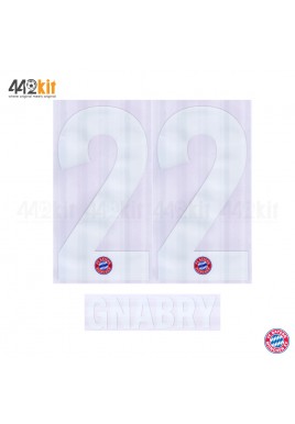 Official GNABRY #22 FC Bayern Munich Home 2019-20 PU PRINT 