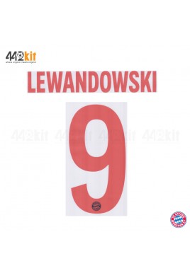 Official LEWANDOWSKI #9 FC Bayern Munich 3rd 2019-20 PU PRINT 