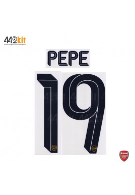 Official PEPE #19 Arsenal FC Away CUP 2019-20 PRINT 