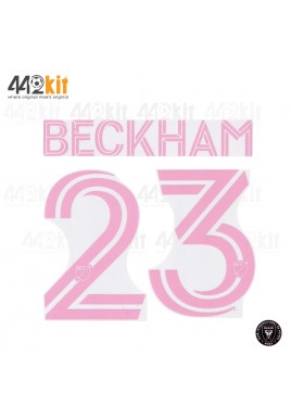 OFFICIAL BECKHAM #23 INTER MIAMI FC AWAY 2020-21 PRINT