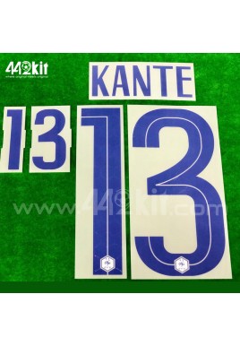 Official KANTE #13 France FFF Away 2020-21 PRINT 