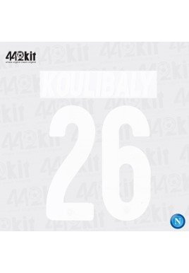 Official KOULIBALY #26 SSC NAPOLI Home 2019-20 PRINT 