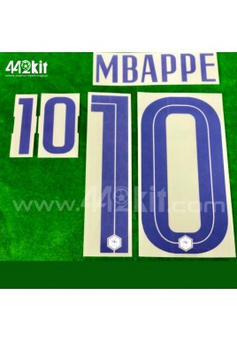 Official MBAPPE #10 France FFF Away 2020-21 PRINT 