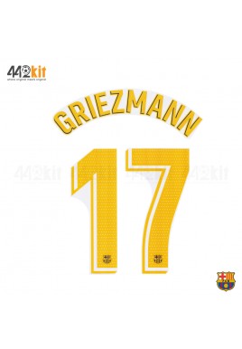 OFFICIAL PLAYER ISSUE GRIEZMANN #17 FC Barcelona Home 2019-20 PRINT 