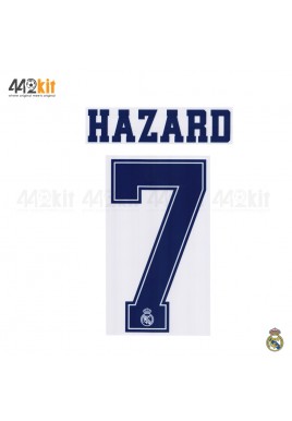 Official HAZARD #7 Real Madrid CF 3rd 2019-20 PRINT 